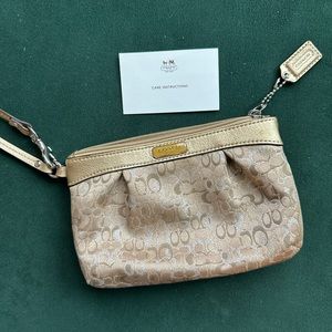 SOLD- Authentic Coach wristlet